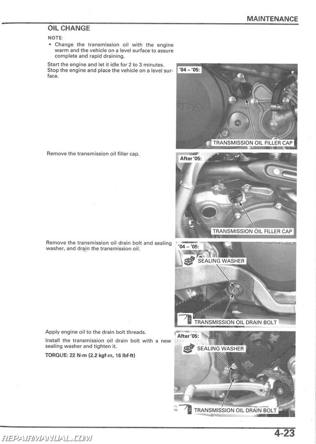 honda trx350 repair manual